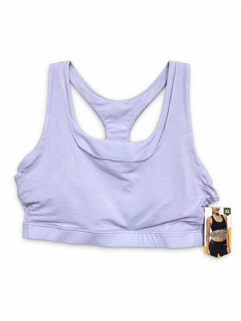 Avia NWT Lilac Racerback Sports Bra XL 16–18